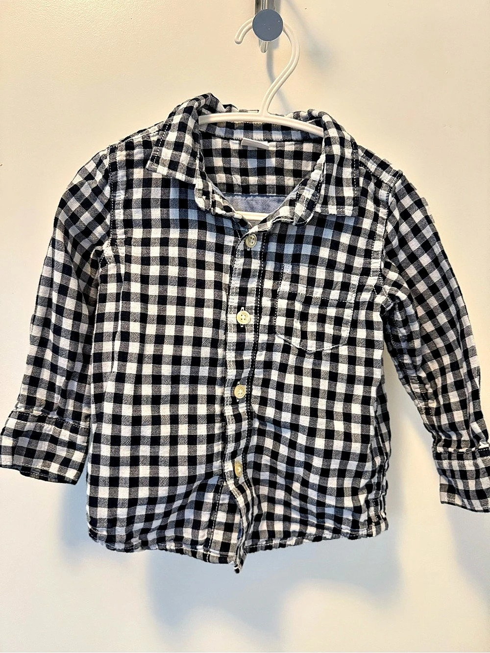 Gap Baby 12-18M Gingham Shirt